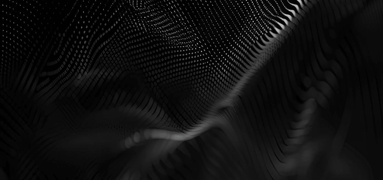 black background
