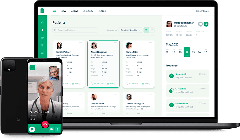 parient platform for clinics